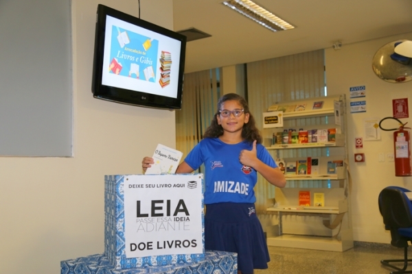 Campanha de Arrecadação de livros recebe doação