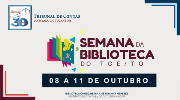 TCE/TO promove Semana da Biblioteca