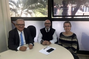 Conselheiro Manoel Pires participa de reunião e treinamento na Corte de São Paulo