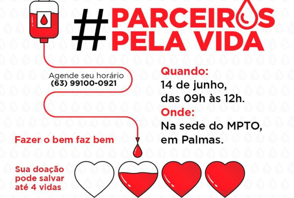 Campanha “Parceiros pela Vida” realiza dia D para doação de sangue