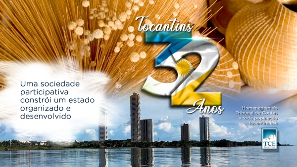 TCE/TO faz homenagem aos 32 anos do Tocantins