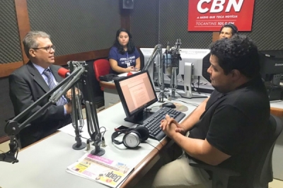 Presidente concede entrevista na CBN Tocantins