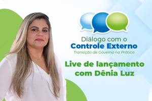 Live de lançamento de curso do Controle Externo acontece nesta quarta