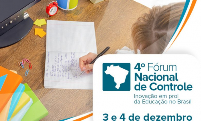 Quarto Fórum Nacional de Controle será realizado nos dias 3 e 4 de dezembro