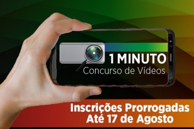 Prorrogadas inscrições para o concurso de vídeos pelo celular