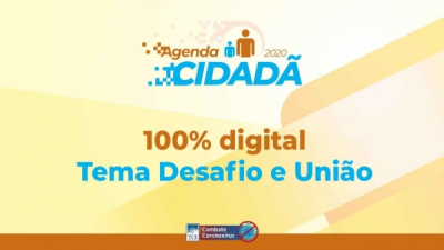 Agenda Cidadã 100% online começa hoje!