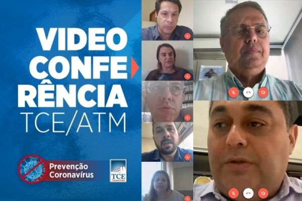 Ações diante da pandemia pautam reunião entre Tribunal de Contas do Tocantins e ATM