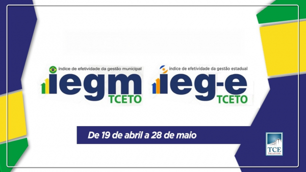 TCE abre prazo para gestores responderem questionários do IEGM e IEG-E