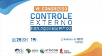 VII Congresso Controle Externo, fiscalização e boas práticas de governança acontece nesta quarta, 25