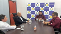 Conselheiro realiza visita institucional &agrave; Unitins e discute futuras parcerias educacionais